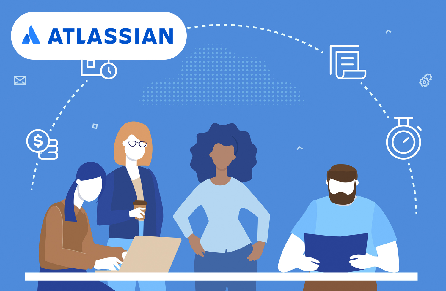 Virtual productivity and collaboration Atlassian case study image