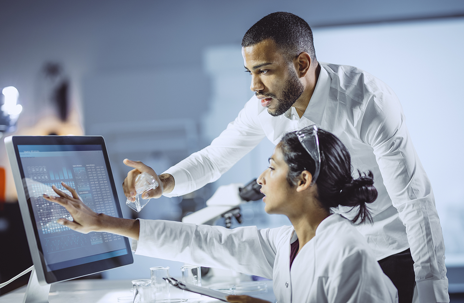 Scientists Working in The Laboratory Scientists Working in The Laboratory
