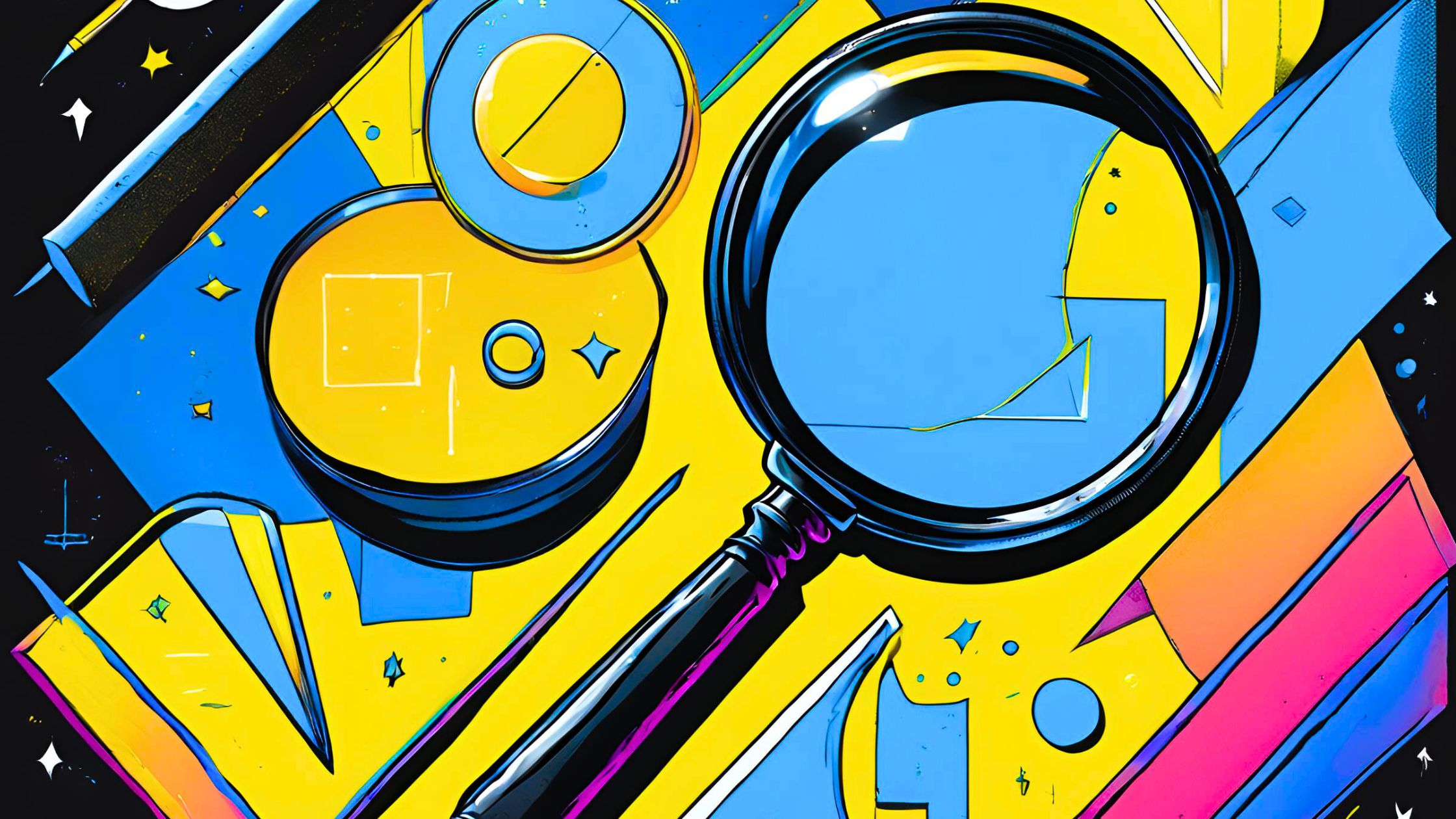 CRM-Telltale-Sign Image is a magnifying glass with multiple colors