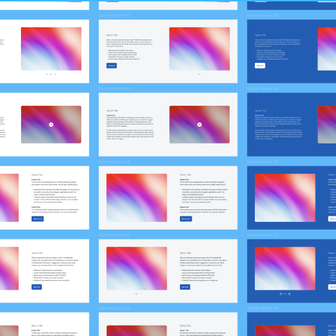 Content grid designed for Evident Scientific containing all articles on the Insights page.