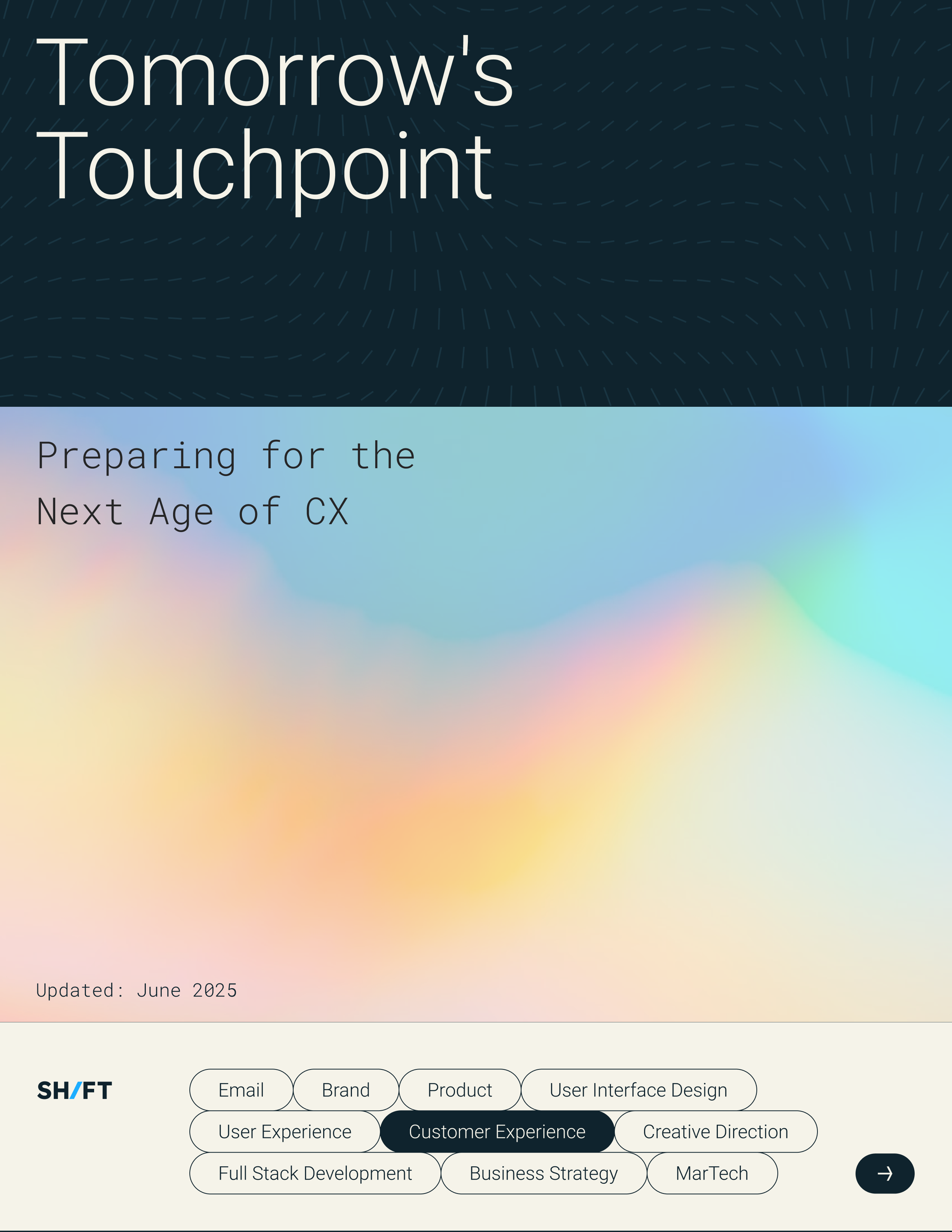 Tomorrow's Touchpoint: Preparing for the Next Age of CX Tomorrow's Touchpoint: Preparing for the Next Age of CX